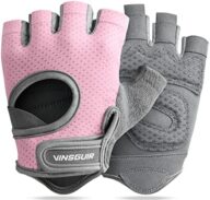 VINSGUIR Workout Gloves for Women and Men, Breathable Weight Lifting Gloves for Gym Exercise, Fitness, Training, and Cycling, with Excellent Grip and Cushion Pads