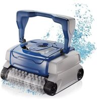 Polaris 8050 Sport Robotic Pool Cleaner, Automatic Vacuum for InGround Pools up to 40ft, Wall Climbing Vac w/Strong Suction & Easy Access Transparent Lid