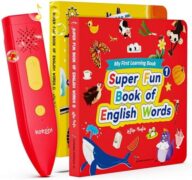 KOKODI Talking Pen Books Sets, Interactive Audio Sound Books Kids Learning Electronic Toys for Boys Girls, Autism Sensory Games, Early Educational Gifts Birthday Gifts for Toddlers Kids Age 2 3 4 5