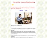 How to Clear Customs while Importing