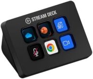 Elgato Stream Deck Mini – Control Zoom, Teams, PowerPoint, MS Office and Boost Productivity with Seamless Integration for Daily Apps, Set Up Shortcuts Easily, USB, Compatible with Mac and PC