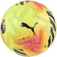 Puma Unisex Orbita Pro Premiere League Soccer Ball (FIFA Quality Pro), Fluo Yellow-Multicolor AH25, 5 Puma Orbita Pro Pl Lights (FIFA Quality