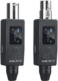 YXG UHF Wireless XLR Transmitter and Receiver Plug-on Wireless Microphone System for Dynamic/Condenser Microphone,with 48V Phantom Power, Electric Guitar/Bass, and More,Audio Mixer, PA System
