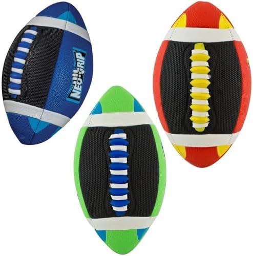 Franklin Sports Mini Sponge Foam Football – Grip-Tech Youth Football with Sift and Tacky, Easy Grip Cover – Perfect for Small Kids
