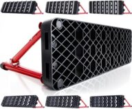 Soccer Rebounder Board, 6-in-1 Rebound Modes Portable Dual Surface Soccer Wall with 3 Adjustable Angles for Passing, Control & Reflex, Kick Back Wall Trainer Equipment for All Player Levels