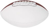 Baden Mini 8.5-Inch Size Autograph Football with 2 Brown and 2 White Panels