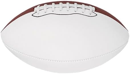 Baden Mini 8.5-Inch Size Autograph Football with 2 Brown and 2 White Panels
