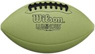 Wilson Luminous Glow Football – Junior Size, Green