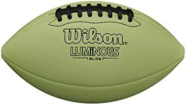 Wilson Luminous Glow Football – Junior Size, Green