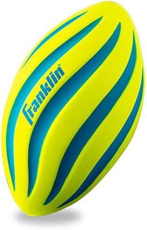 Franklin Sports Kids Foam Football – Mini Soft Foam Youth Football – Indoor + Outdoor Toy Ball for Kids – Probrite 9″ Mini Ball – Soft Backyard + Practice Toy – Yellow