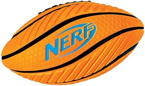 Nerf Kids Foam Football – Spiral Grip Mini Soft Foam Football for Kids – Easy Grip Junior Ball – 8.5″