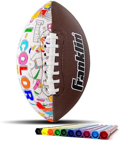 Franklin Sports iColor Kids Mini Balls – Custom Color Balls with Markers Included – Design Your Own Ball for Kids + Toddlers – Soccer Ball – Football