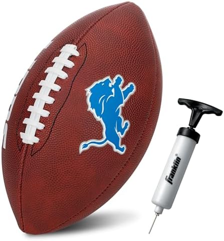 Franklin Sports NFL Football – Youth Junior Size Football for Kids – Official NFL Team Logo + Colors – Fan Shop Ball