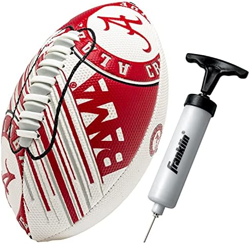 Franklin Sports NCAA Football – Youth Mini Football – 8.5″ SPACELACE Easy Grip Texture – Perfect for Kids