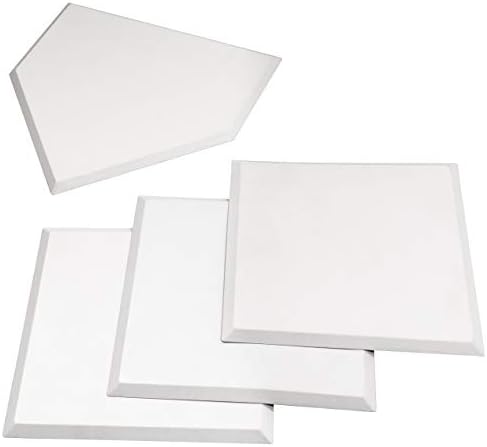 GoSports Baseball & Softball 4 Piece Premium Base Set – Heavy-Duty for Athletes