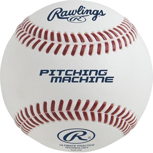 Rawlings | Ultimate Practice Technology Baseballs | Pitching Machine | RUP-PM | Flat Seam | Practice Use | 12 Count