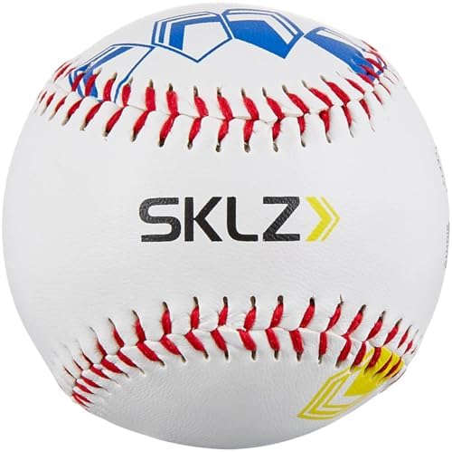 SKLZ Pitch Training Baseball with Finger Placement Markers, White, 1
