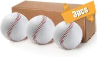 Gracfulcub Baseball Ball, Official Game Baseballs for Youth and Adult Baseball Players Training, Official Size and Weight Suitable for Batting Fielding Hitting Pitching Practice