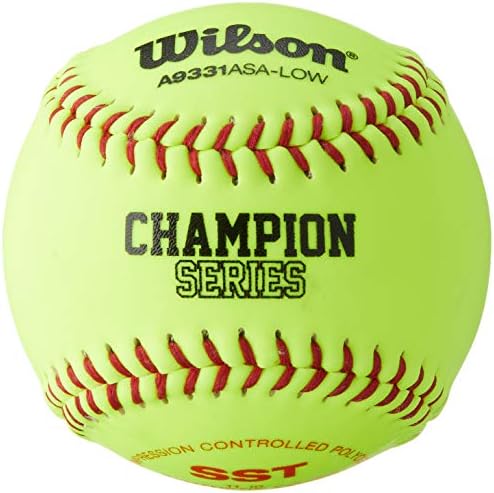 Wilson ASA Synthetic Leather Polycore Softballs 1 Dozen