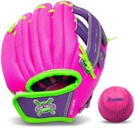 Franklin Sports Air Tech Baseball Glove with Ball – Tee Ball – Soft Air Tech Foam