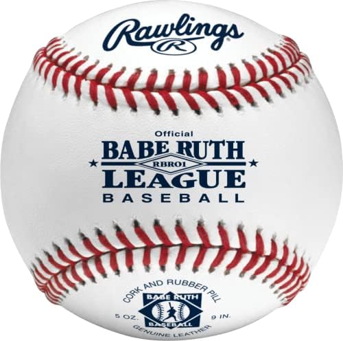 Rawlings | Babe Ruth League Baseballs | Competition Grade | RBRO1 | Youth/14U | Multiple Count Options