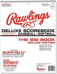 Rawlings | SYSTEM-17 Deluxe System Baseball/Softball Scorebook | Extra-Large 11″x14″