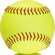 Official Size 12″ Softballs – Fastpitch Practice & Training Balls, Leather Covered