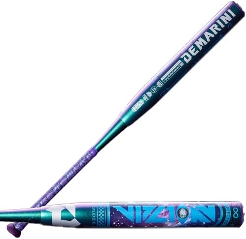 DeMarini | 2027 | Vizion Fastpitch + Softball Bat | -10 Drop | -8 Drop |-9 Drop | Sizes 32″ – 34″ | 1 Pc. Construction