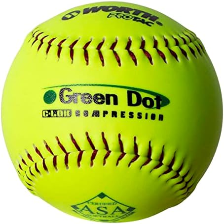 Worth | Slowpitch Softballs | USA / ASA Approved | 12 Count | Multiple Options