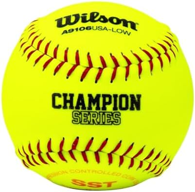Wilson A9106 12″ ASA Championship Series Synthetic SST Softball 1 Dozen