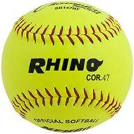 Champion Sports Softballs – Leather & Synthetic Options for Practice or Games, Multiple Sizes