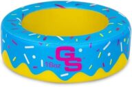 GoSports Baseball and Softball Bat Donut – 16 oz Baseball Drip Bat Weight for Youth and Adult – Blue or Pink