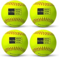 Thorza 12″ Weighted Training Softballs – Training Balls to Increase Pitch Velocity & Arm Strength – Durable Softball Practice Equipment for Pitchers of All Skill Levels