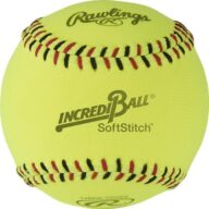 Rawlings | Incredi-Ball Softstitch Softballs | 11″ & 12″ Options | Cloth & Synthetic Leather Cover Options | 12 Count