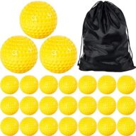 Deekin 24 PCS Pitching Machine Softballs, Dimpled Softballs, Practice Foam Sport Pitching Machine Professional Ball for Hitting and Fielding Practice, 2 Dozen