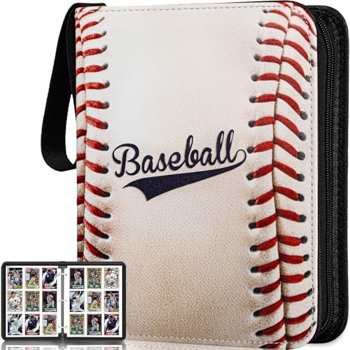 RONMONG Baseball Card Binder,2025-2026 Sports Trading Card with Sleeves Holder Album,990 Pockets Baseball Card Holder Sheets Display Storage Protectors for Collectors Boys and Girls Gift