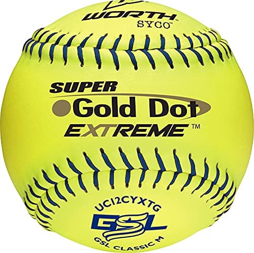 Worth | Slowpitch Softballs | GSL Approved | 12 Count | Multiple Options