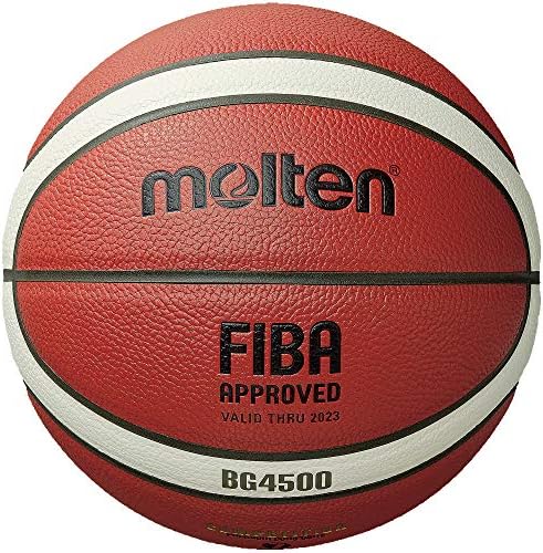 Molten BG Series Composite Basketball, FIBA Approved – BG4500, Size 7, 2- Tone (B7G4500)