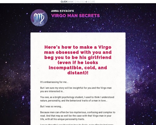 Virgo Man Secrets – Put That Hot Virgo Man Under Your Spell