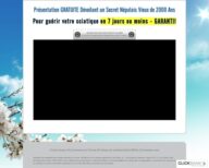 Sciatique SOS™ – Guérissez votre sciatique pour toujour en 7 jours ou moins GARANTI!