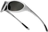 TIJN Sports Sunglasses UV400 Wraparound for Men Women Cycling, Vanta