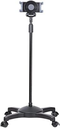 StarTech Mobile Tablet Stand 11in, Lockable Wheels, Height Adjustable, TAA