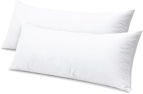 Artscope Synthetic Down Pillow Insert, 14×36 Throw Pillow Inserts Set of 2