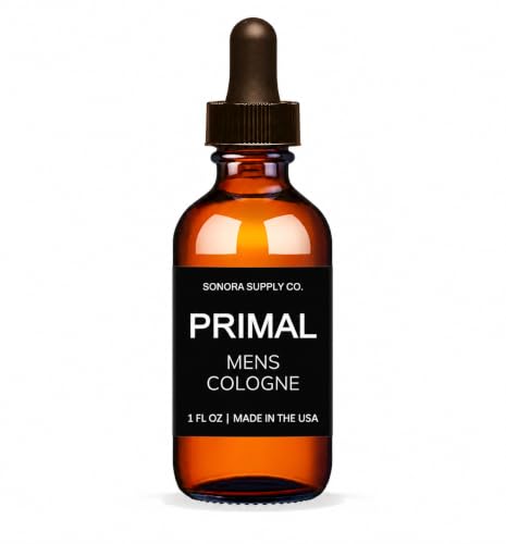 Sonora Supply Co. PRIMAL Mens Pheromone Oil – Pheromone Cologne Oil – Unleash the Raw Intoxicating Essence of PRIMAL Mens Pheromone Oil