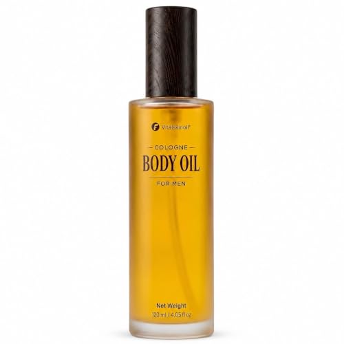 Body firming Oil for Men, Lightweight Cologne Scented with jojoba and Argan