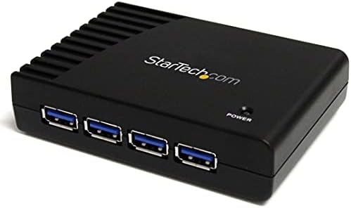 StarTech 4-Port USB-A Hub, 5Gbps, Power Adapter Included (ST4300USB3)