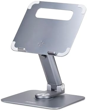 StarTech Telescopic Laptop Stand, 360 Swivel Base, Adjustable Height/Tilt
