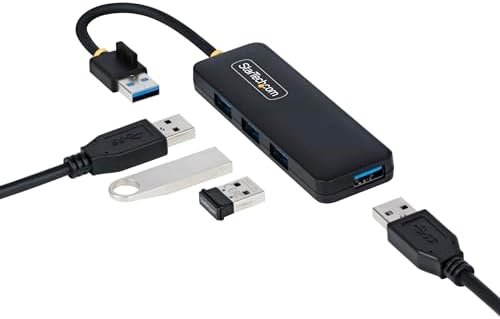 StarTech 4-Port USB-A Hub 5Gbps with 5in/13cm Cable, iMac (H5A4A-USB-HUB)