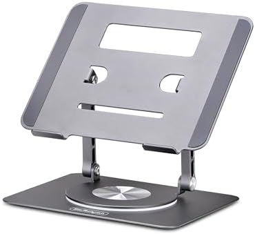 StarTech Rotating Laptop Stand, Aluminum, 360 Swivel, 11lb/5kg