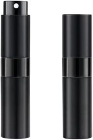 8ML Perfume Travel Refillable Portable Perfume Atomizer Bottle – Easter Basket Stuffers for Teens Adults Men Women,Valentines Day Gifts for Him Her,Travel Essentials,Christmas Gift(Balck,2Pack)